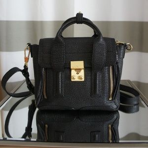 3.1 Philip Lim Mini Pashli: Black